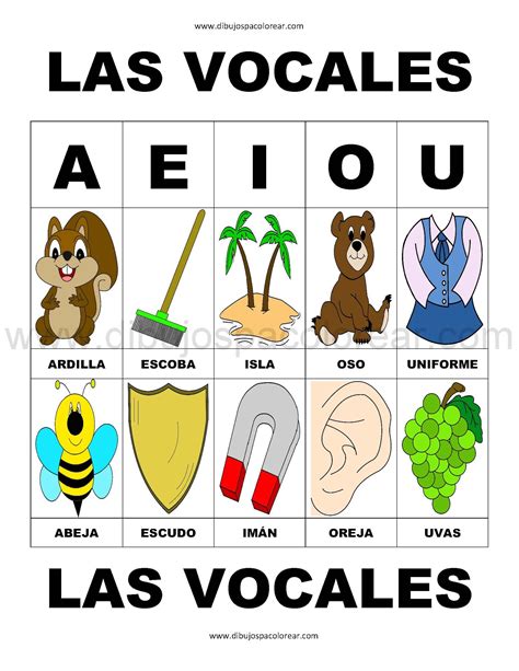 Las Vocales