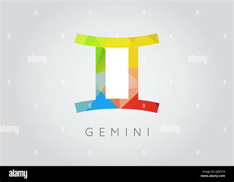 Gemini Constellation. Detailed Stylish Zodiac Icon. Modern Style ...