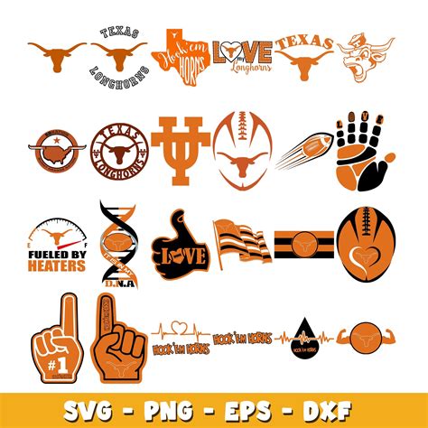 Texas Longhorns Bundle Svg Texas Longhorns Logo Svg Ncaa Svg