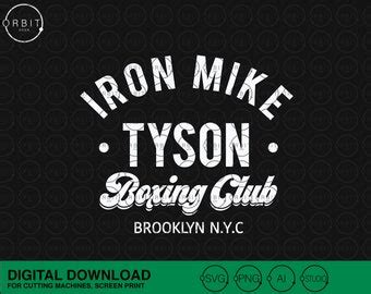 Mike Tyson Svg File - Etsy