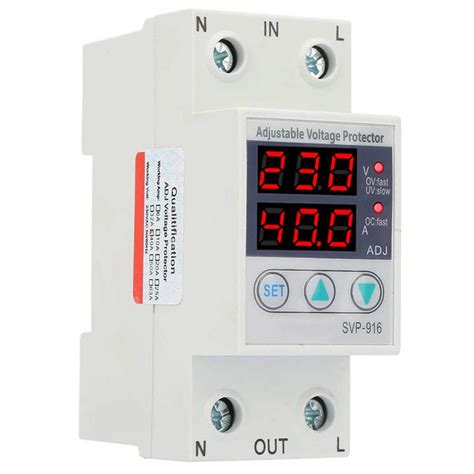 Intelligent Single Phase Adjustable Over And Under Voltage Current