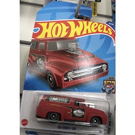 Miniatura Hot Wheels 56 Ford F 100 Shopee Brasil