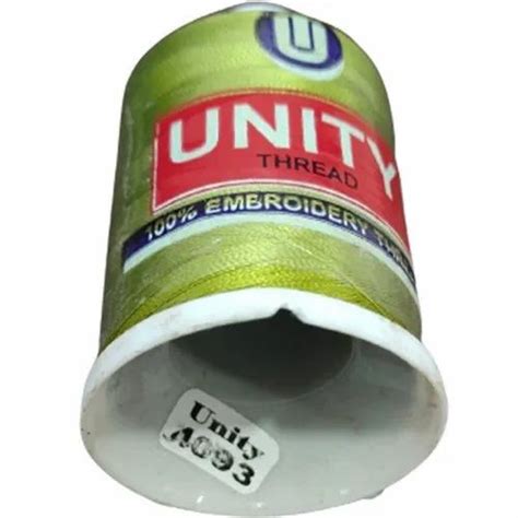 Unity Dyed Green German Embroidery Thread Packaging Type Cone At ₹ 20