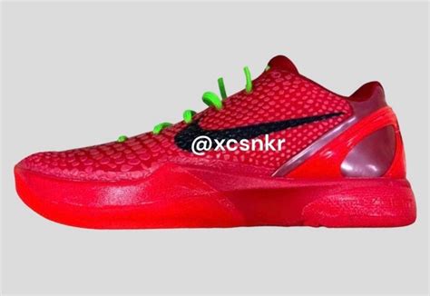 Nike Kobe 6 Protro Reverse Grinch Revealed By Anthony Davis