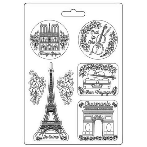 La Tour Eiffel Maxi Mould I Love Mixed Media