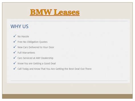 Best bmw lease deals