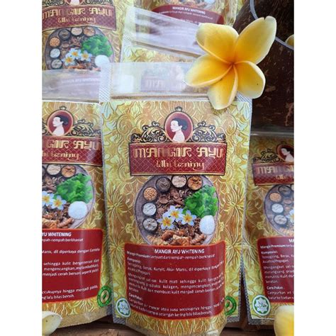 Jual LULUR MANGIR AYU WHITENING BELI 3 GRATIS 1 MANGKOK MASKER