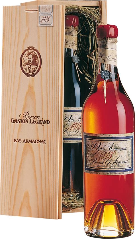 Baron Gaston Legrand 1973 Armagnac 1973 M P Alkohole Wina Cygara