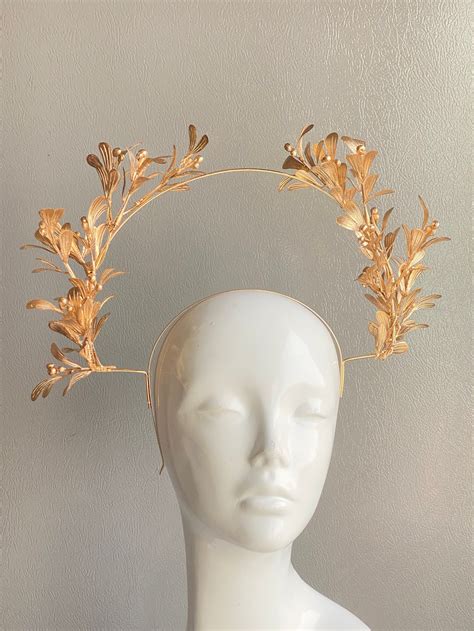 Toga Headdress Crown L Unisex Toga Headpiece L Goddess Crown L Etsy