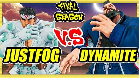 Sfv Ce Justfog Ryu Vs Dynamite Zangief Ranked Set Street