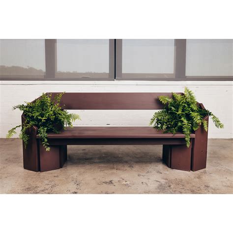 Tip Double Planter Bench Monmade