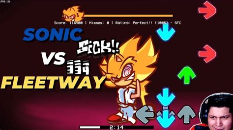 SONIC Vs FLEETWAY On CHAOS NIGHTMARE Phantasm Best SONIC Fnf MOD