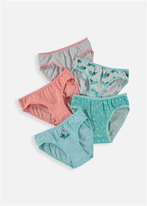 Cotton Bikinis 5 Pack Za