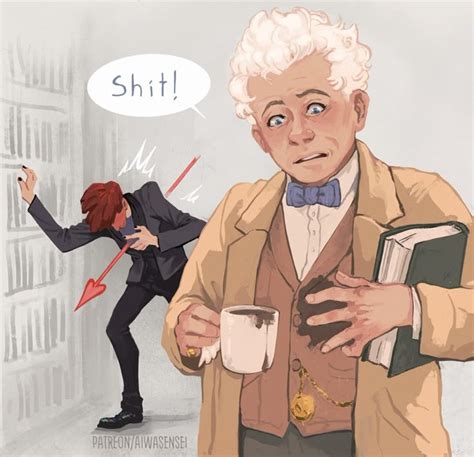 Pin By Alaska Grace On Alpha Centauri Good Omens Book Cute Gay Husband