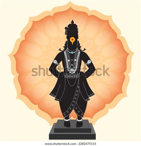 Vithal Indian God Vishnus Avatara Highly Stock Illustration 2282475115