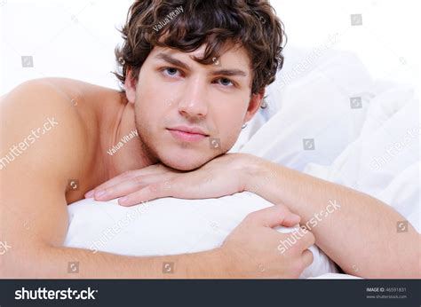 Sad Naked Male In Bed Over 241 Royalty Free Licensable Stock Photos