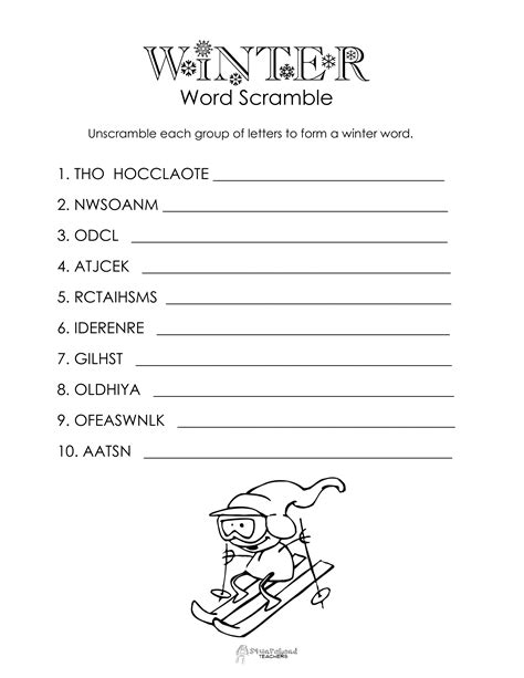 Easter Word Scramble Worksheets Worksheets Library