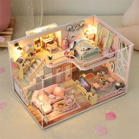 From Lily With Love Diy D Miniature Dollhouse Kit Artofit