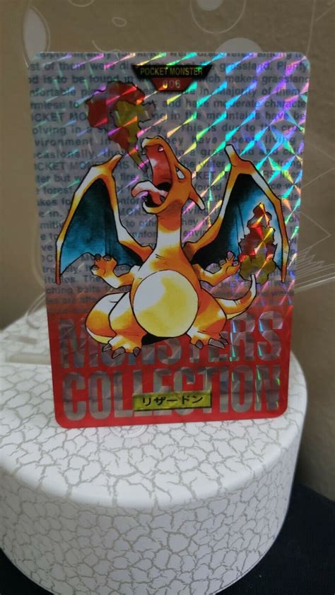 Mavin Pok Mon Japanese Bandai Carddass Charizard Red Prism No