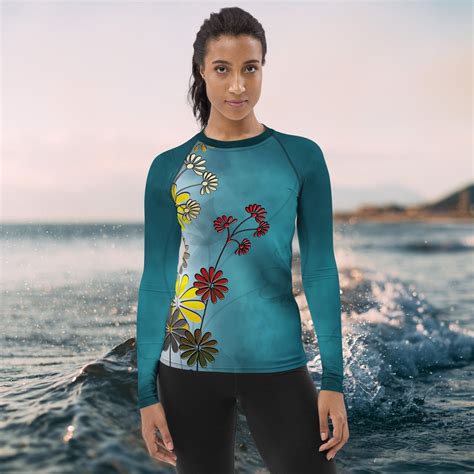 Womens Rash Guard Womens Rash Guard Spf Plus Size Women Rash Etsy