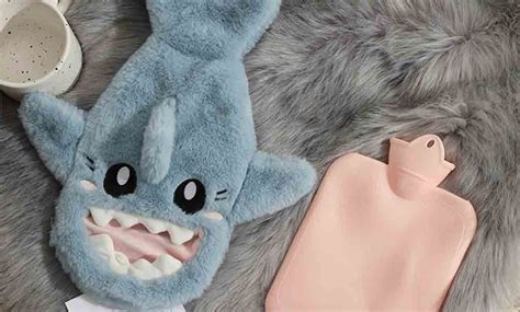 Cute Character Fluffy Hot Water Bottle Groupon Goods