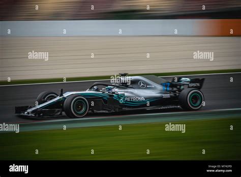 Barcelona Spain 8 March 2018 VALTTERI BOTTAS FIN Drives In His