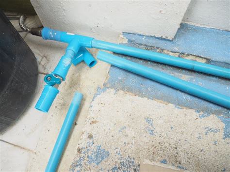 Repairing the Water Pipe DIY Has Copy Space Stock Image - Image of tool ...