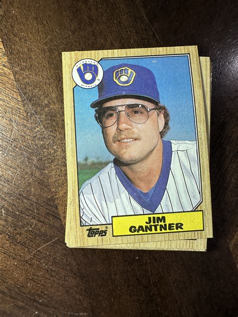 Topps Baseball Jim Gantner Ebay