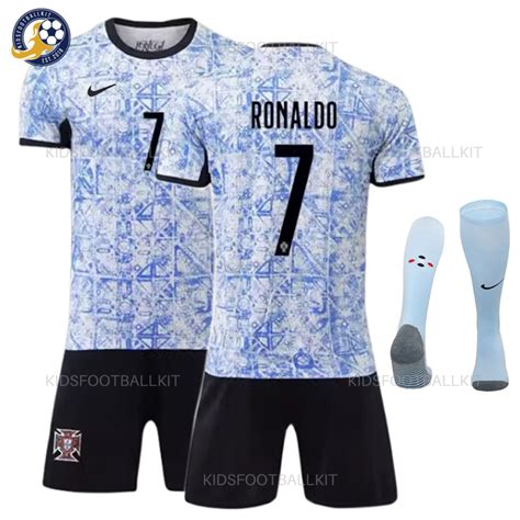 Portugal Away Kids Football Kit 2024 RONALDO 7 | Best Price 2025