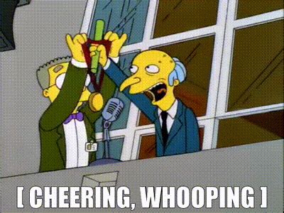 YARN Cheering Whooping The Simpsons 1989 S05E15 Comedy