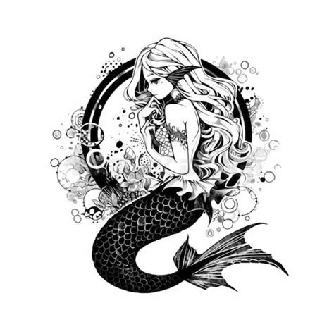 Mermaid Tattoo Drawing