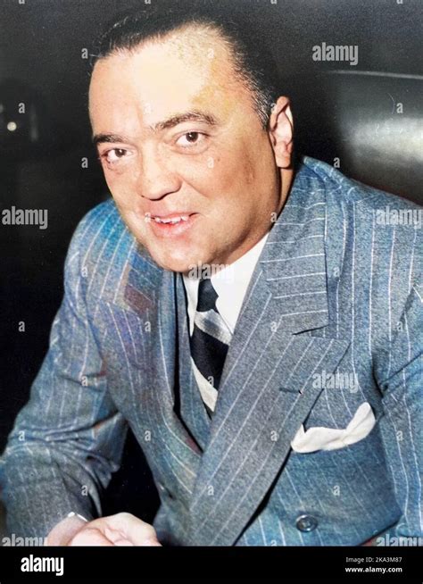 J Edgar Hoover American Law Enforcement Officer Abut