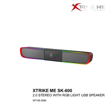 Xtrike Me Sk Stereo With Rgb Light Usb Speaker Shopee Malaysia