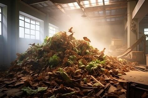 Premium Photo Environmental Practices In Tobacco Production Waste