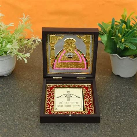 Brass Khatu Shyam Ji Photo Frame Set Temple At 260 Piece In Jaipur