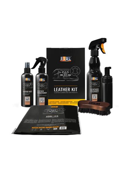 Set Curatare Si Intretinere Piele ADBL Leather Kit Xenon Bright