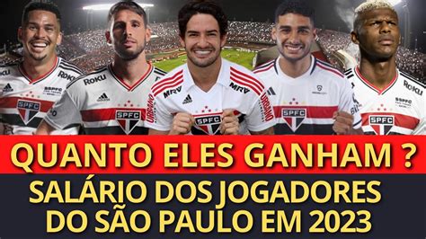 SalÁrio Dos Jogadores Do SÃo Paulo Atualizado 2023 Calleriluciano