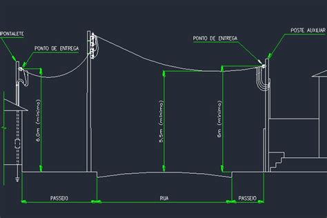 Padr O De Entrada Cpfl Detalhes Em Autocad Dwg