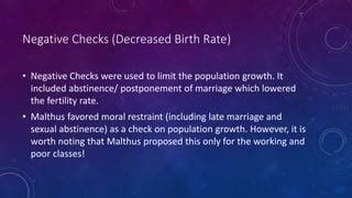 Malthus theory | PPT