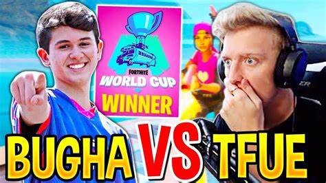 BUGHA DESTROYS TFUE 1v1 Creative World Cup WINNER Vs TFUE YouTube