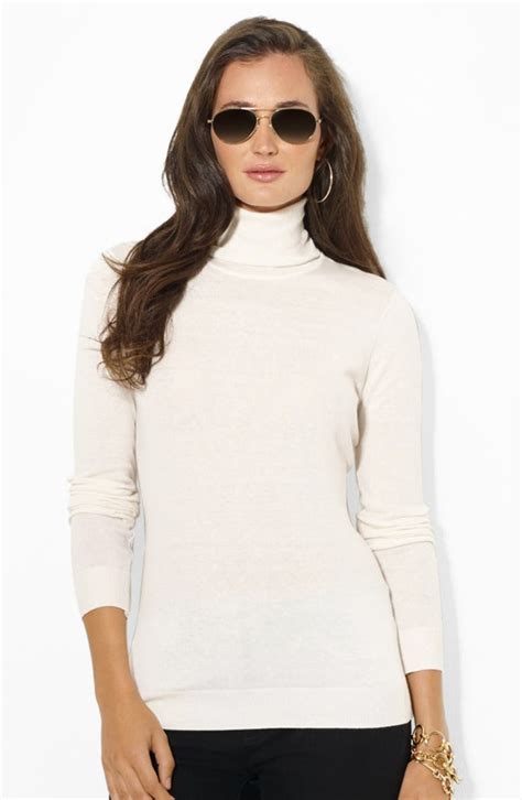 Lauren Ralph Lauren Cotton Blend Turtleneck Nordstrom