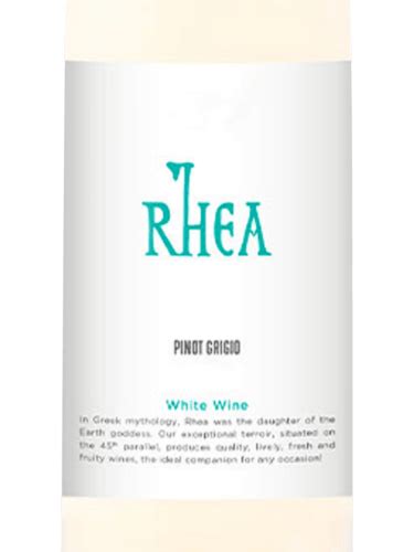 Domeniile Alexandrion Rhein Rhea Pinot Grigio Vivino Us