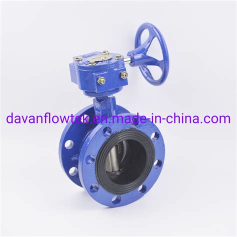 China Factory Dn Ggg Pn Ductile Iron Gear Operated Flanged