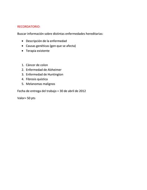 Asignacion Especial Enfermedades Hereditarias Pdf