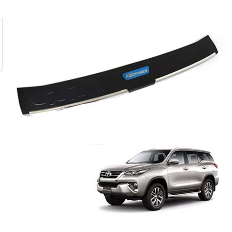 Fortuner 2016 2025 Rear Step Sill Rear Bumper Protector Stepsill