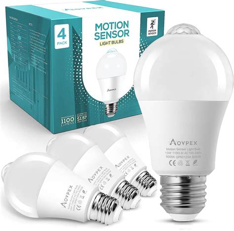 Amazon Motion Sensor Light Bulbs Outdoor W W Equivalent