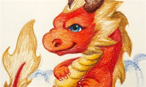 Drawing Learn How To Draw Baby Mythological Creatures Eastern Dragon