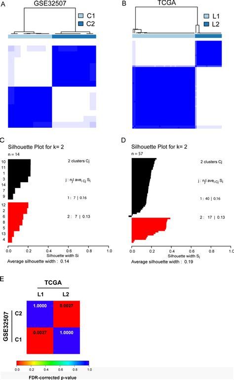 Identification Of Two Molecular Subtypes Of Ucs A And B Consensus Download Scientific