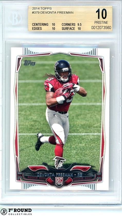 Pop Devonta Freeman Rc Bgs Topps Rookie Card Pristine Ebay