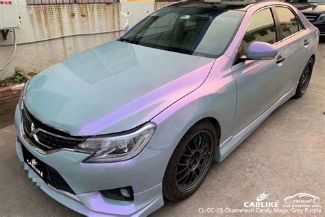 Carlike Cl Cc 05 Chameleon Candy Magic Grey Purple Vinyl Wrap Toyota